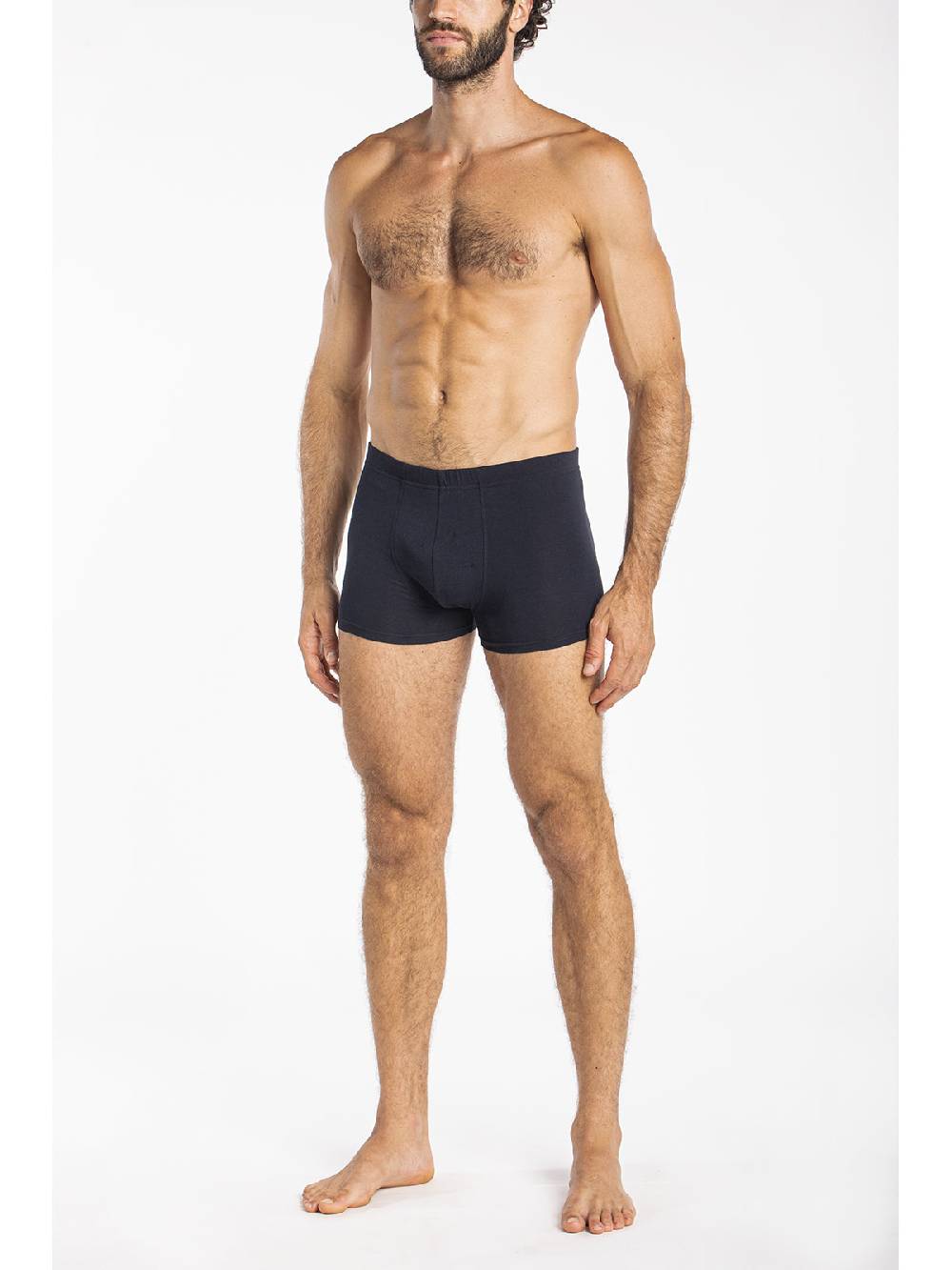 Julipet Boxer blu in jersey di cotone elasticizzato bipack Moda
