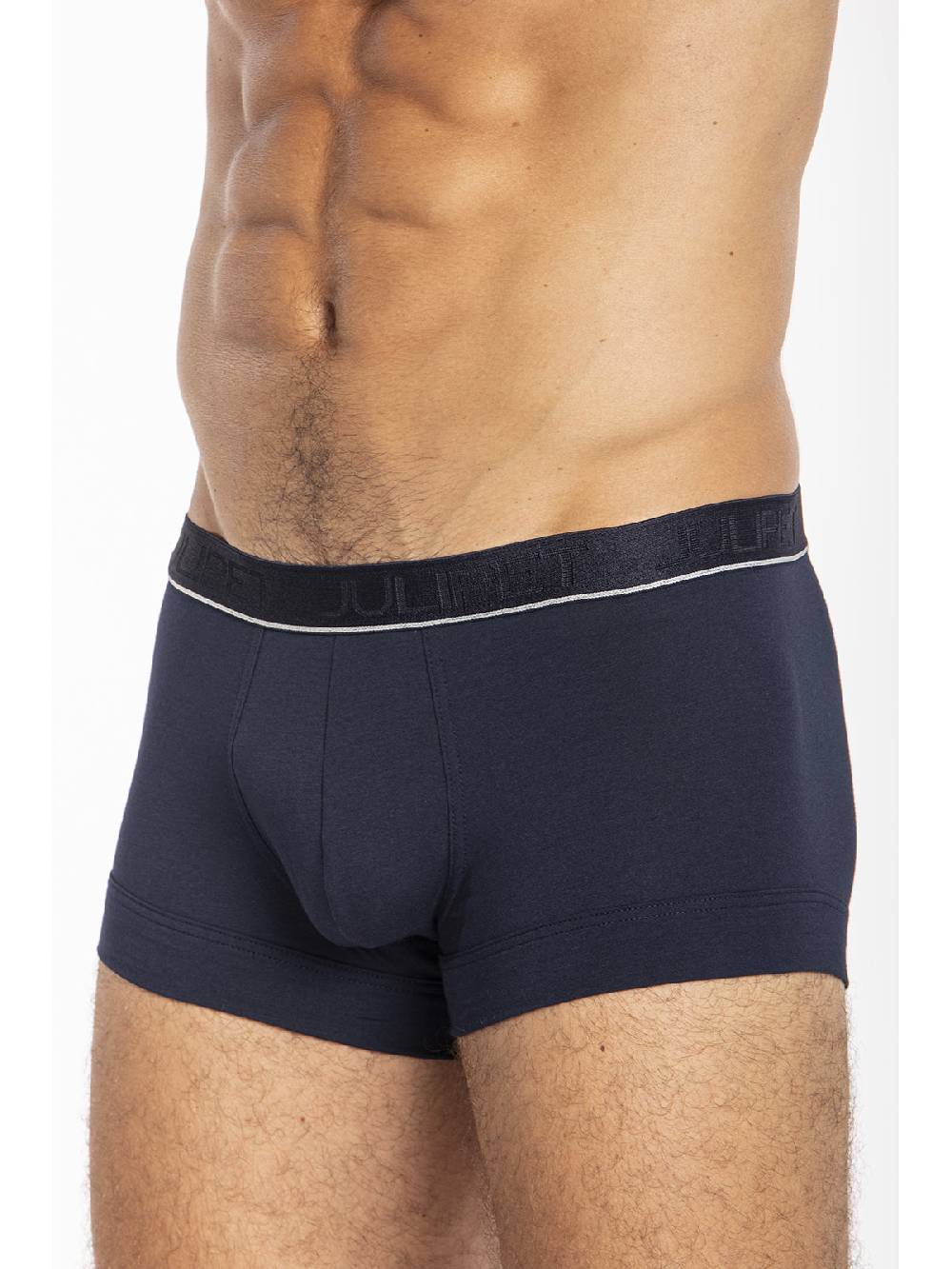Julipet Parigamba blu in jersey di cotone makò elasticizzato bipack