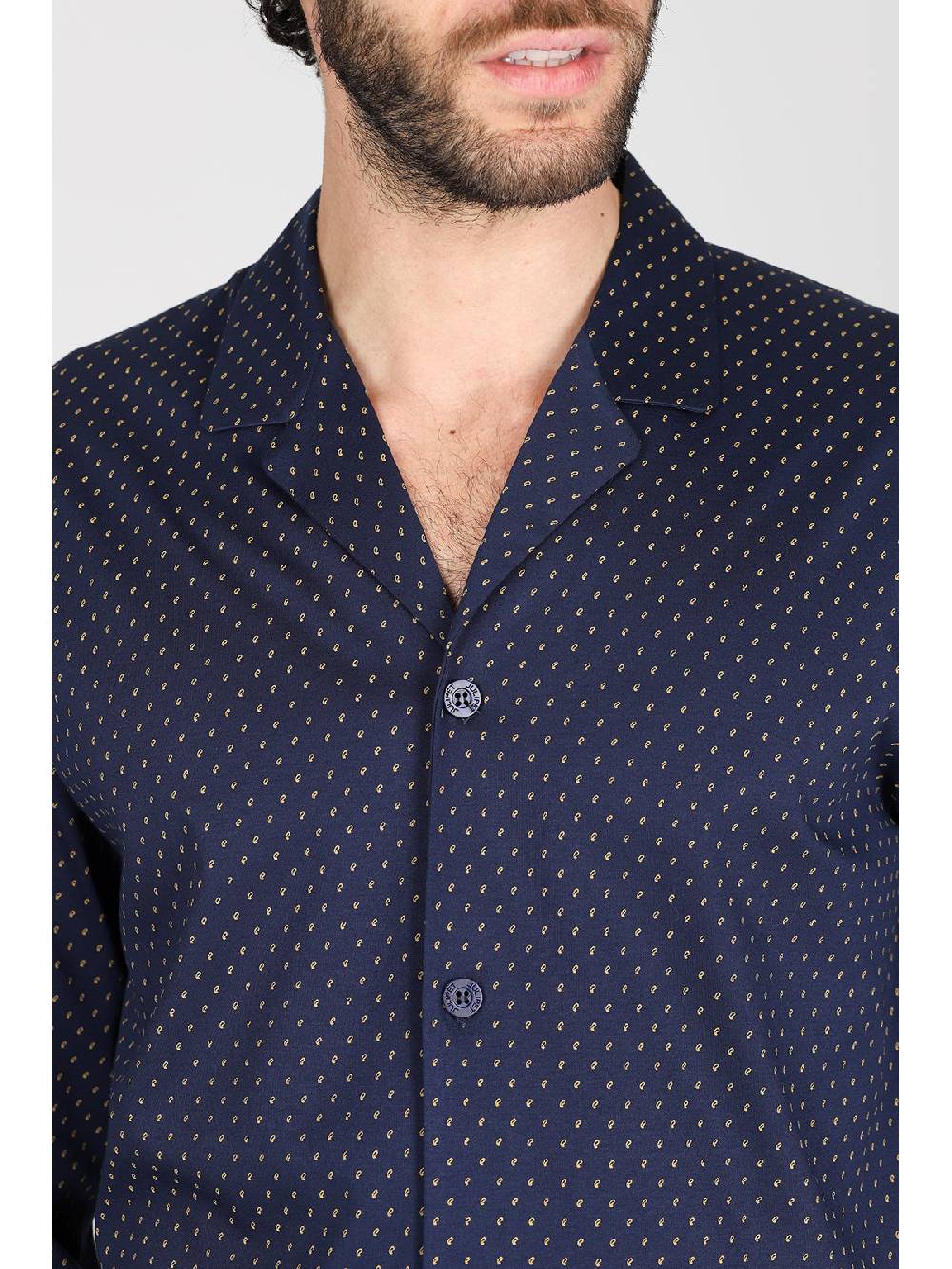 Julipet Pigiama cardigan in morbido interlock di puro cotone Outlet