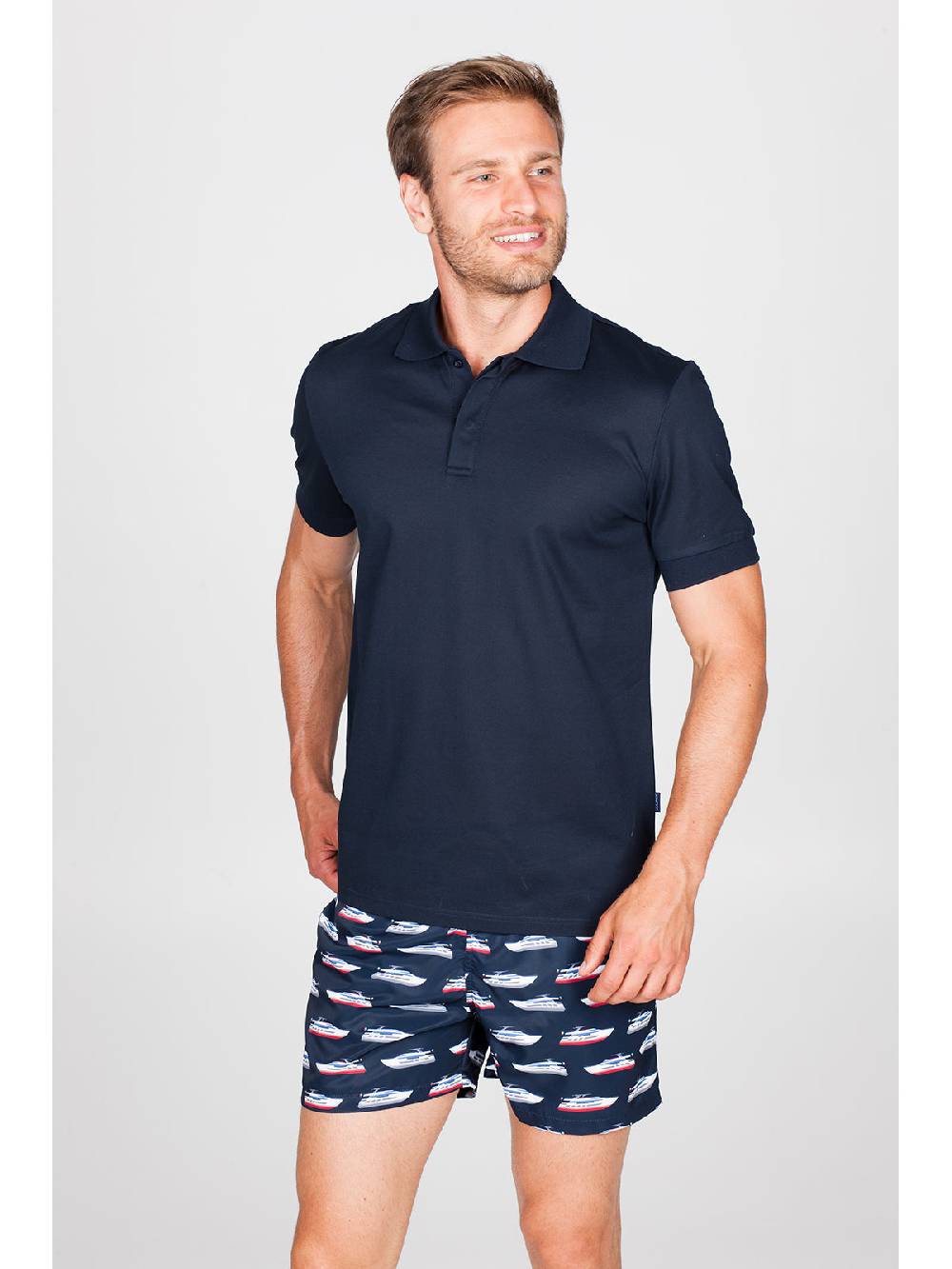 Julipet Polo classica in jersey di puro cotone Saldi