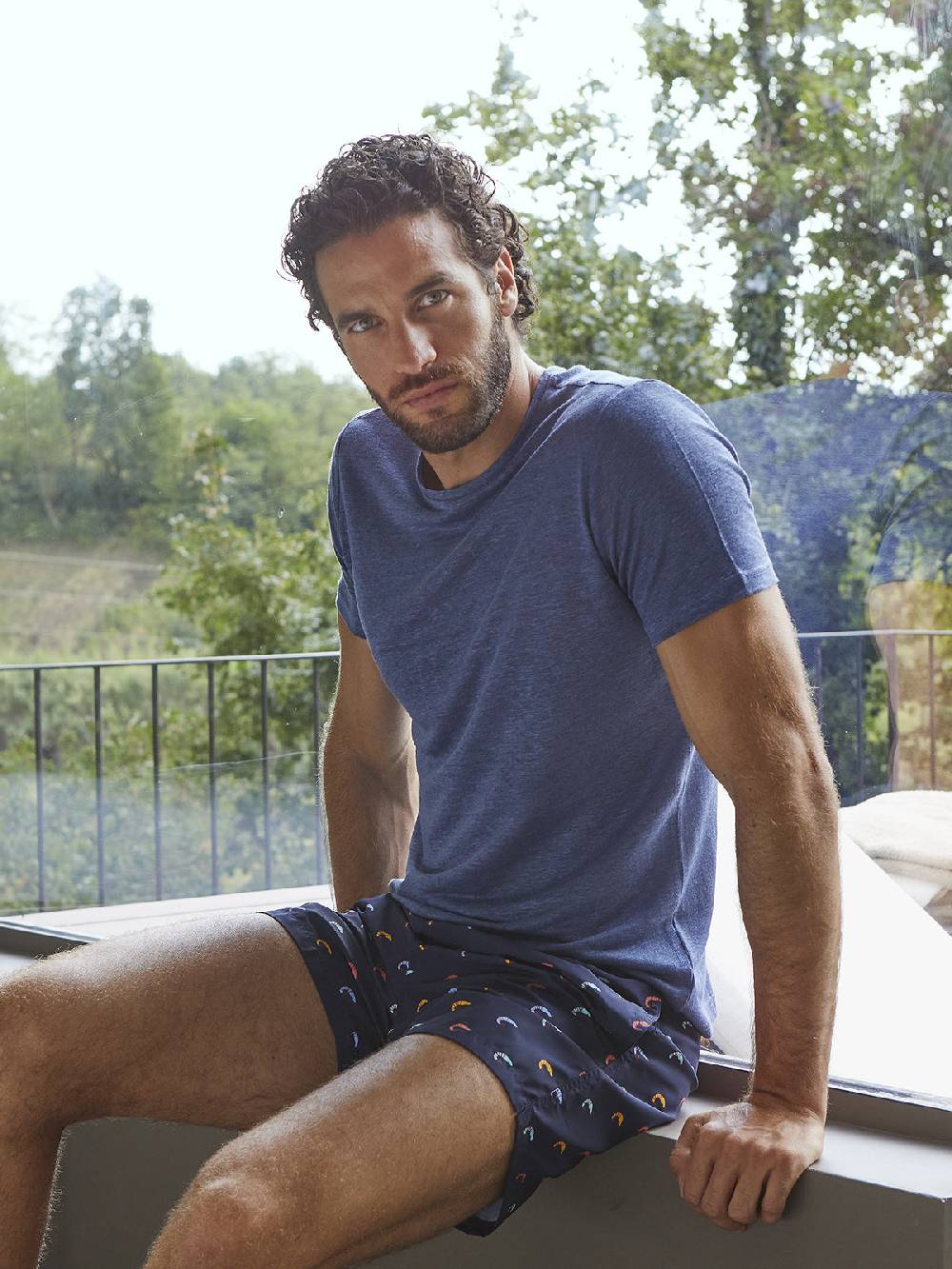 Julipet T-shirt in ricercato e fresco puro lino Offerte