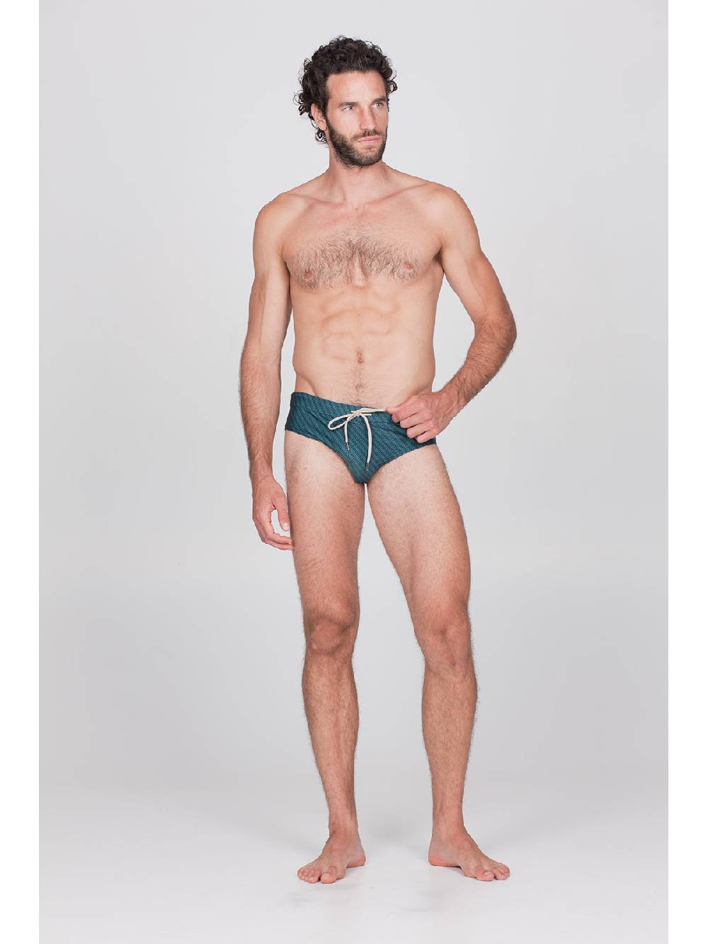 Julipet Slip mare slim in micro-fantasia In Saldo