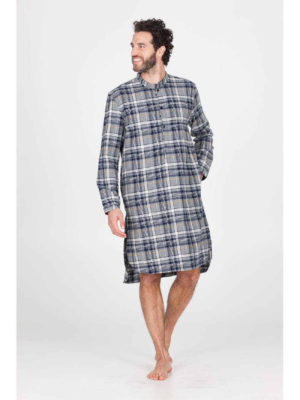 Julipet Camicia da notte in calda flanella di puro cotone Affare Del Giorno
