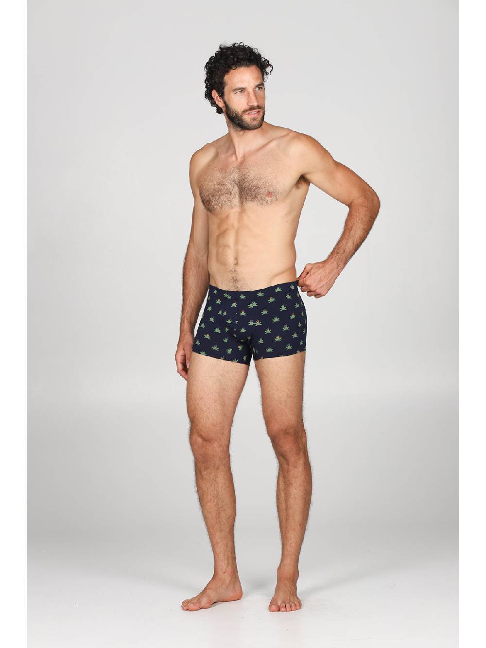 Julipet Boxer comfort in cotone bielastico fantasia "rana" Black Friday Prezzi