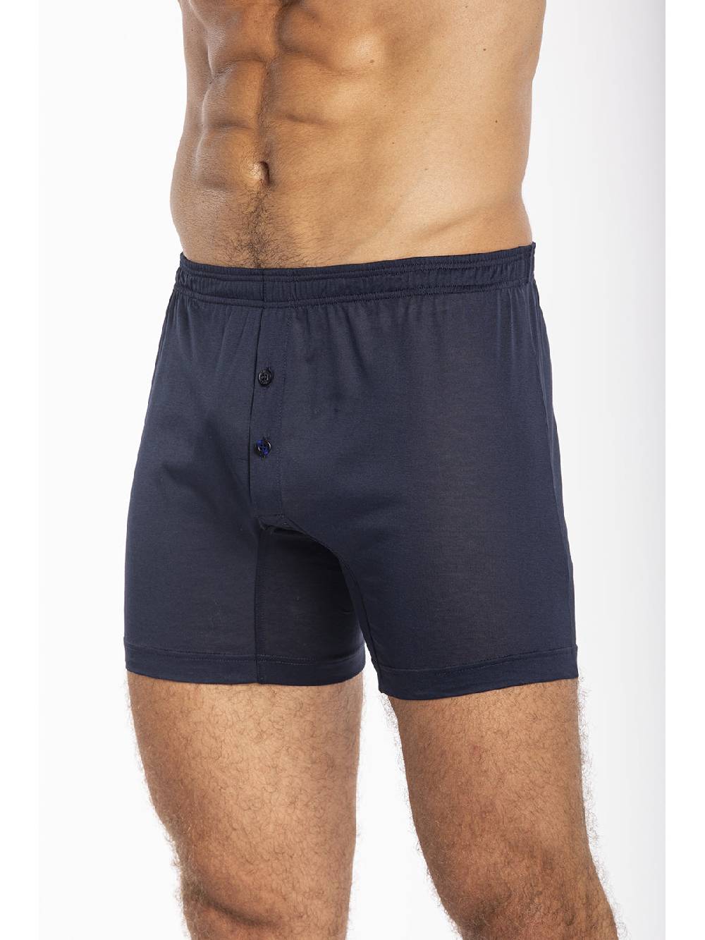 Julipet Boxer blu in jersey di puro cotone mercerizzato e gasato Offerta esclusiva