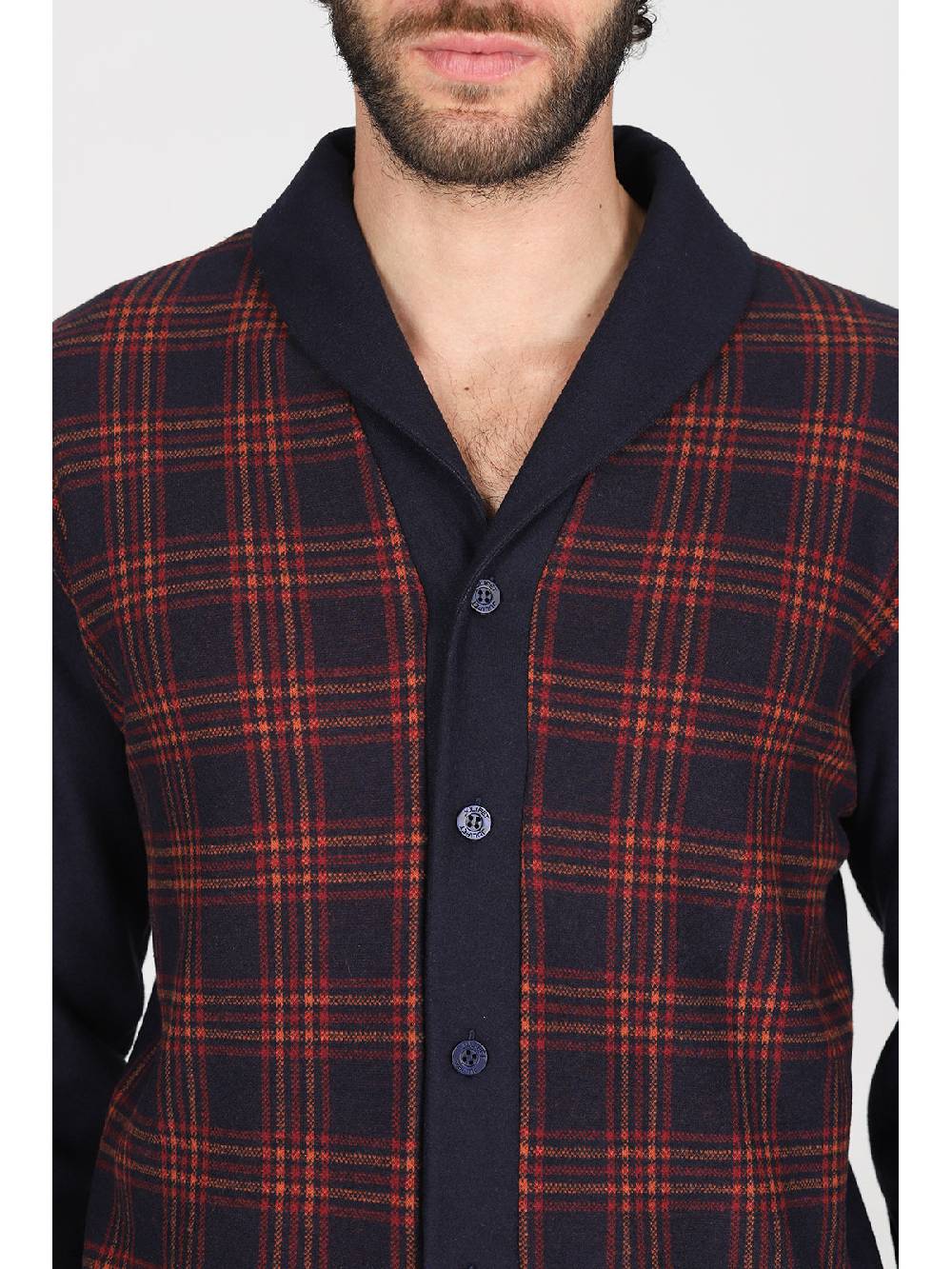 Julipet Pigiama cardigan in confortevole jacquard di cotone Ultimi tre giorni