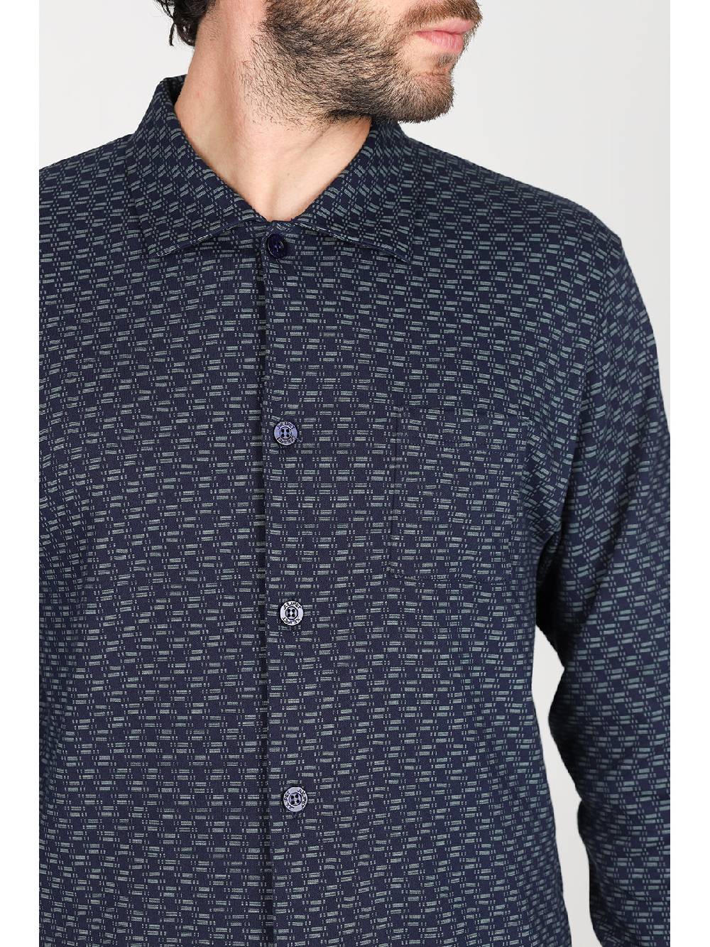 Julipet Pigiama cardigan in caldo interlock di puro cotone Latest stili