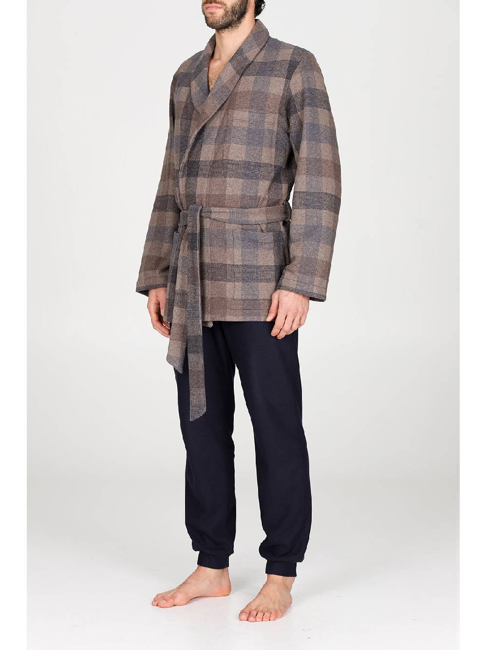 Julipet Giacca da camera in confortevole jacquard di cotone Promozione temporanea