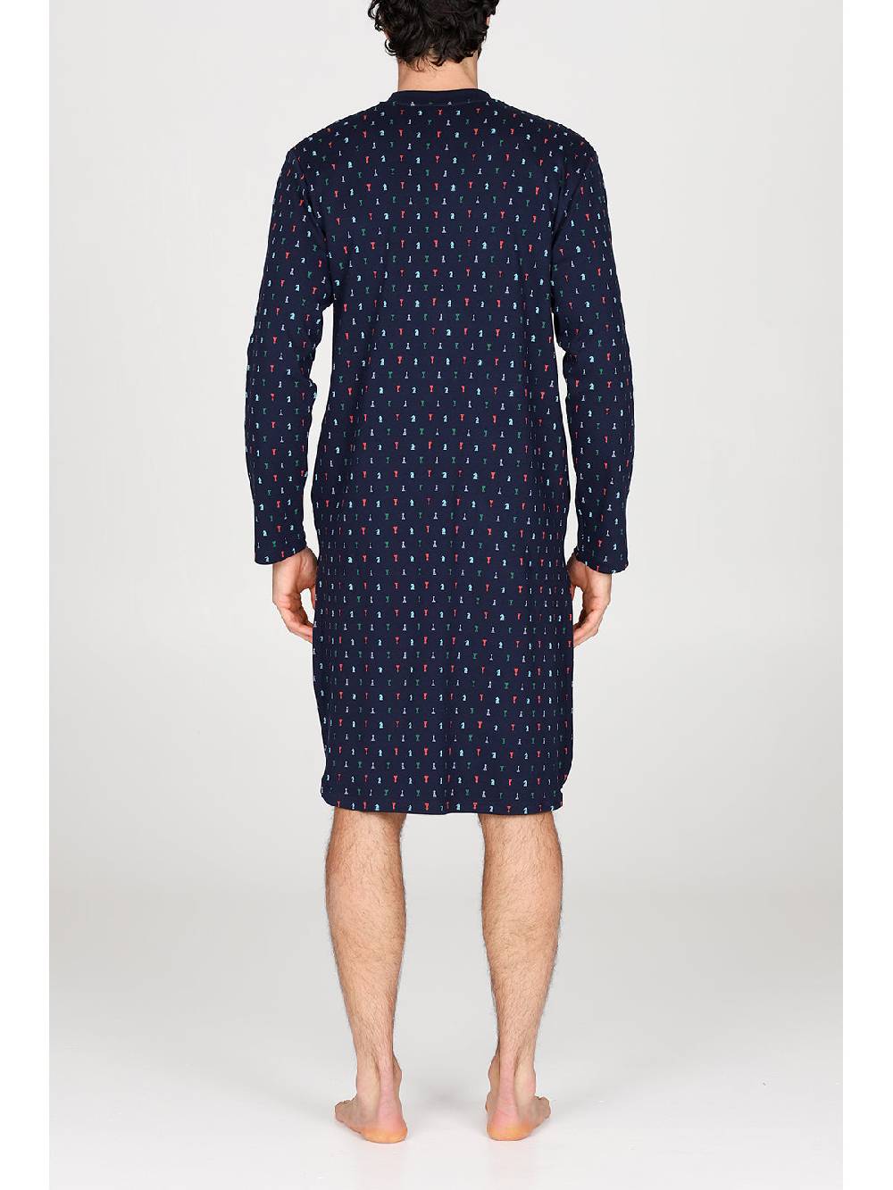 Julipet Camicia da notte in caldo interlock di puro cotone Only for today