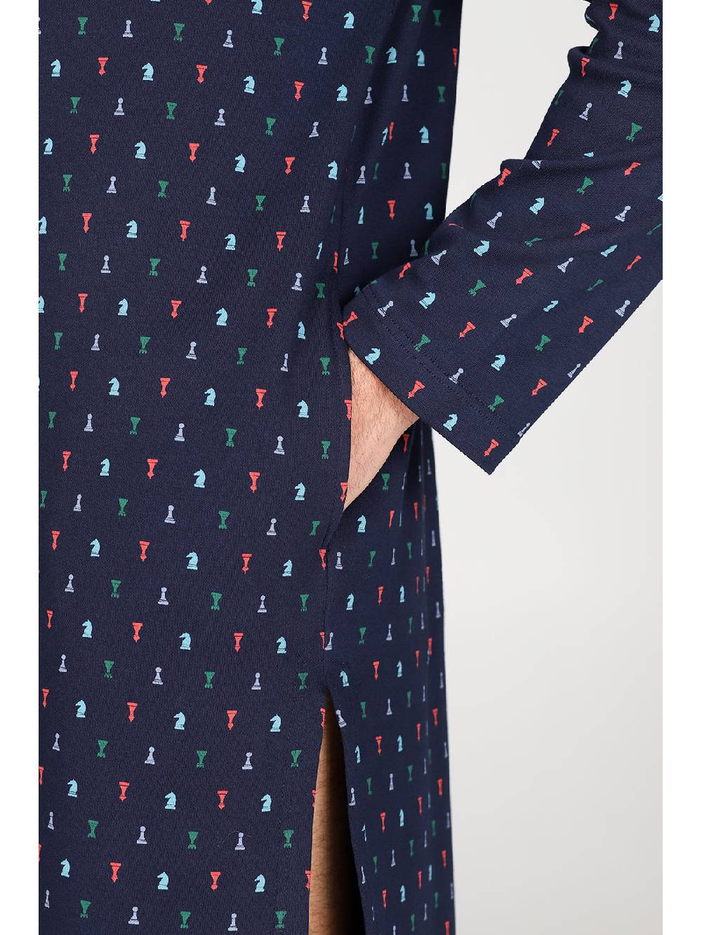Julipet Camicia da notte in caldo interlock di puro cotone Only for today