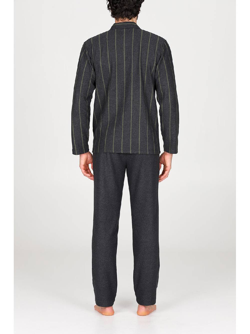 Julipet Pigiama cardigan in confortevole jacquard di cotone Duty-free