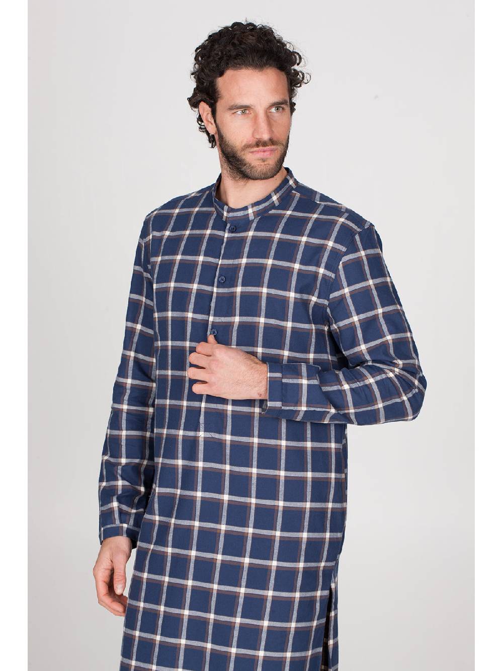 Julipet Camicia da notte in calda flanella di puro cotone Sconti questo mese