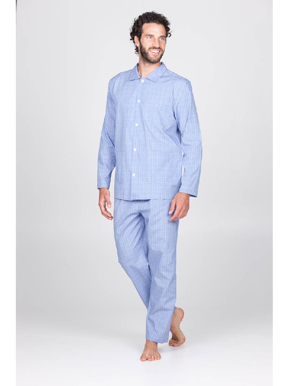 Julipet Pigiama cardigan in pregiato popeline Promozione