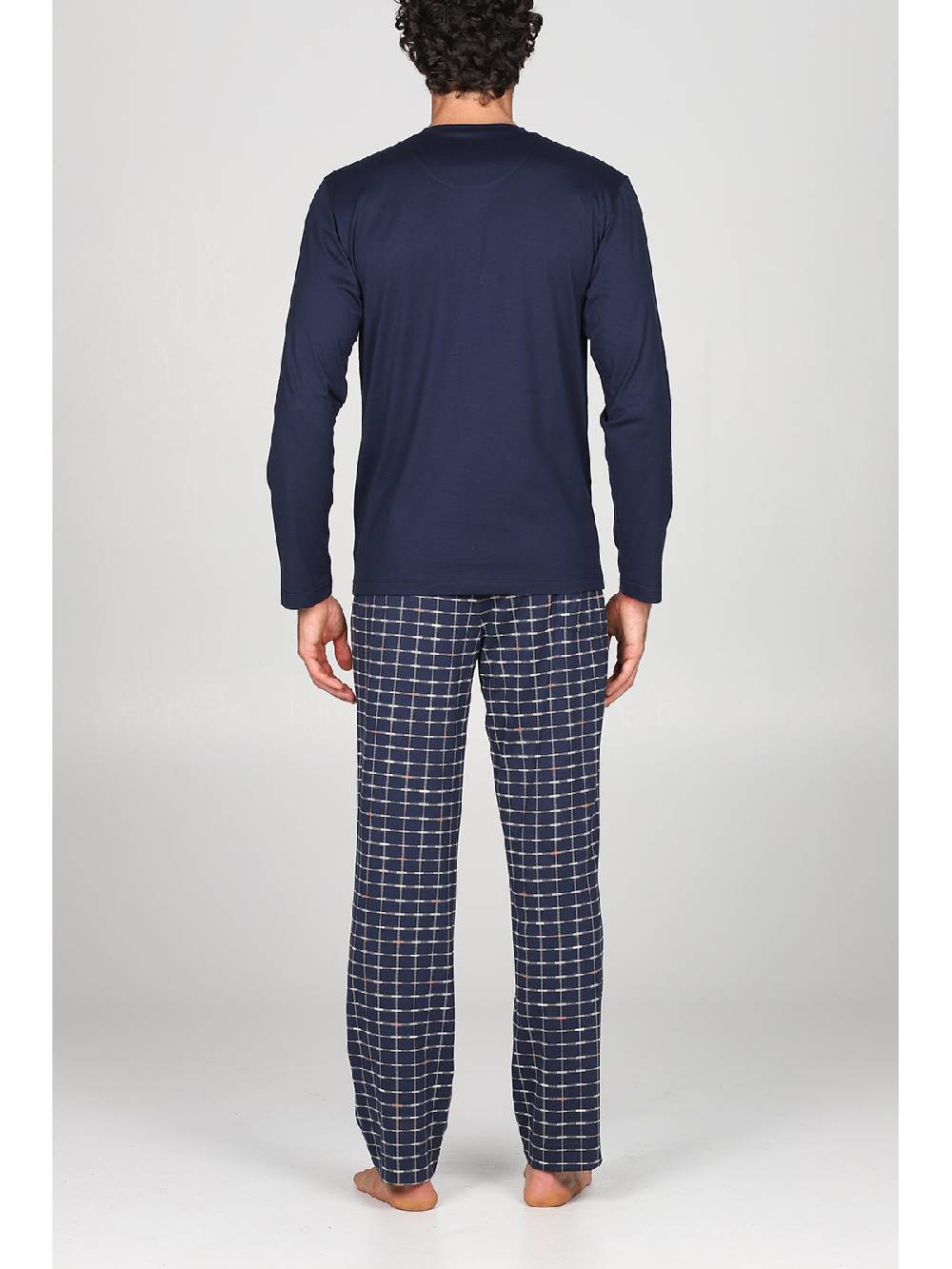 Julipet Pigiama serafino con pantaloni in fantasia, in morbido e superleggero puro cotone Shopping online