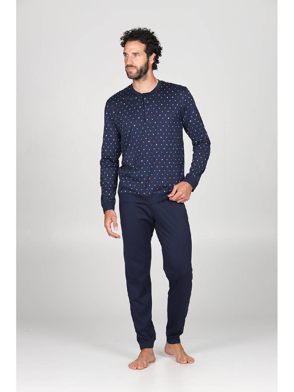 Julipet Pigiama in fantasia in leggerissimo jersey di puro cotone con disegno "barche" Prezzo basso