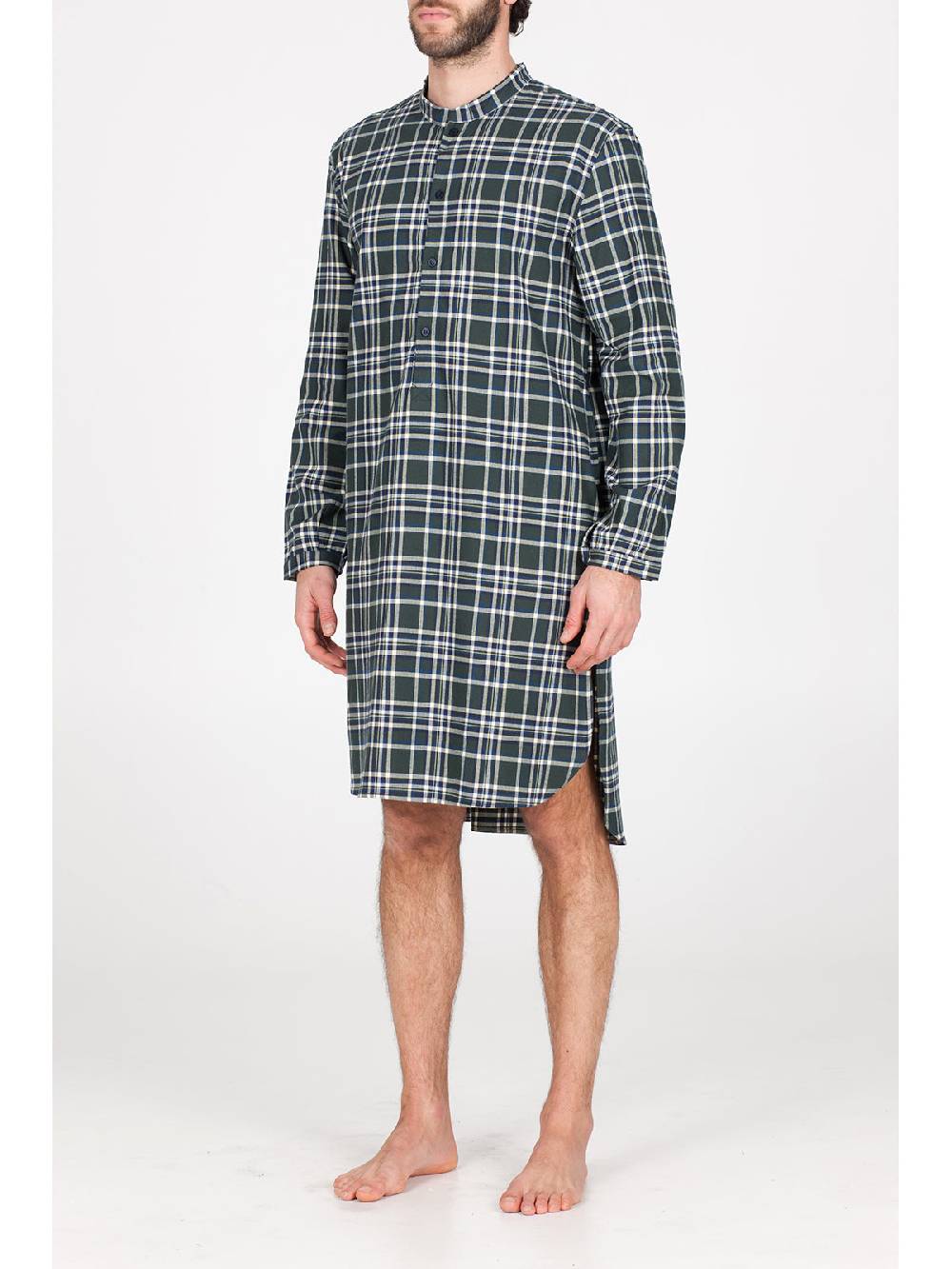 Julipet Camicia da notte in calda flanella di puro cotone Sostegno trimestrale