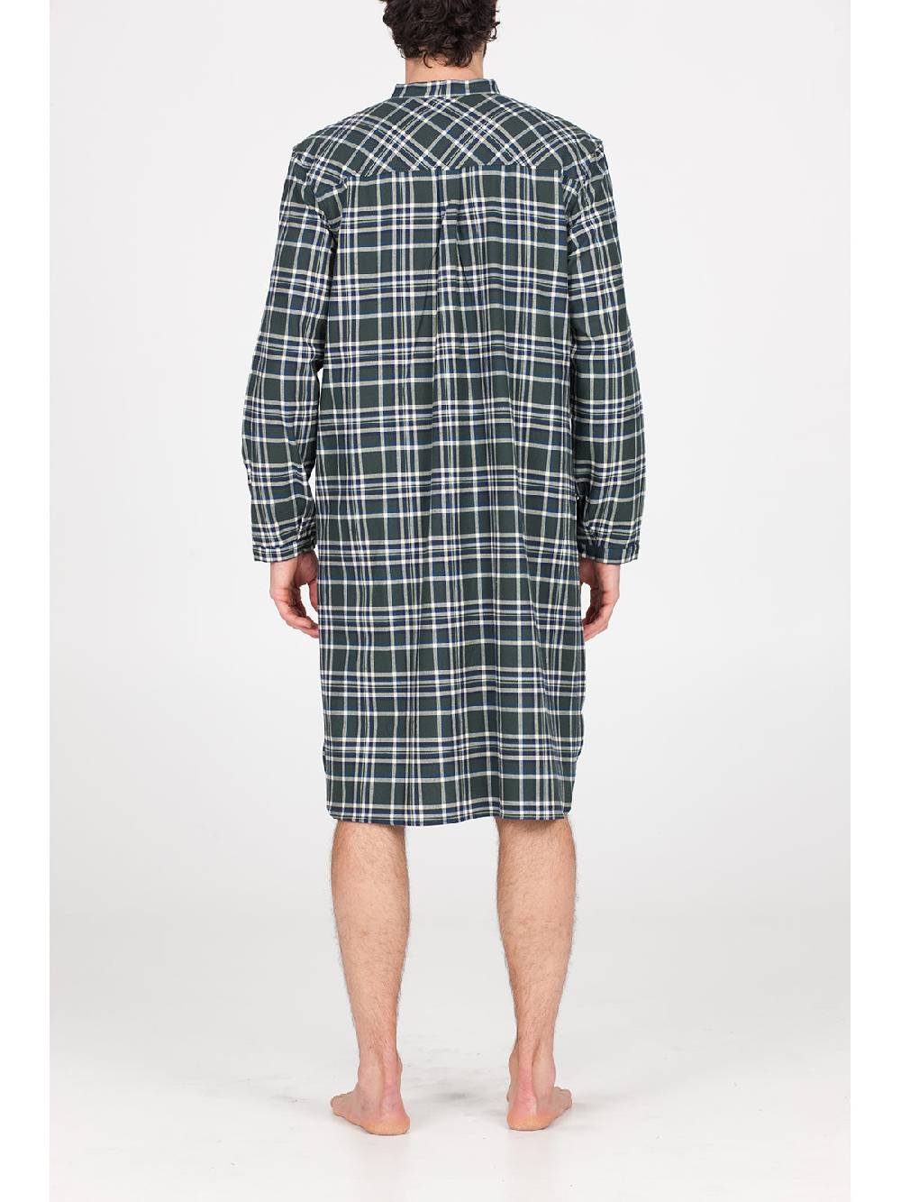 Julipet Camicia da notte in calda flanella di puro cotone Sostegno trimestrale
