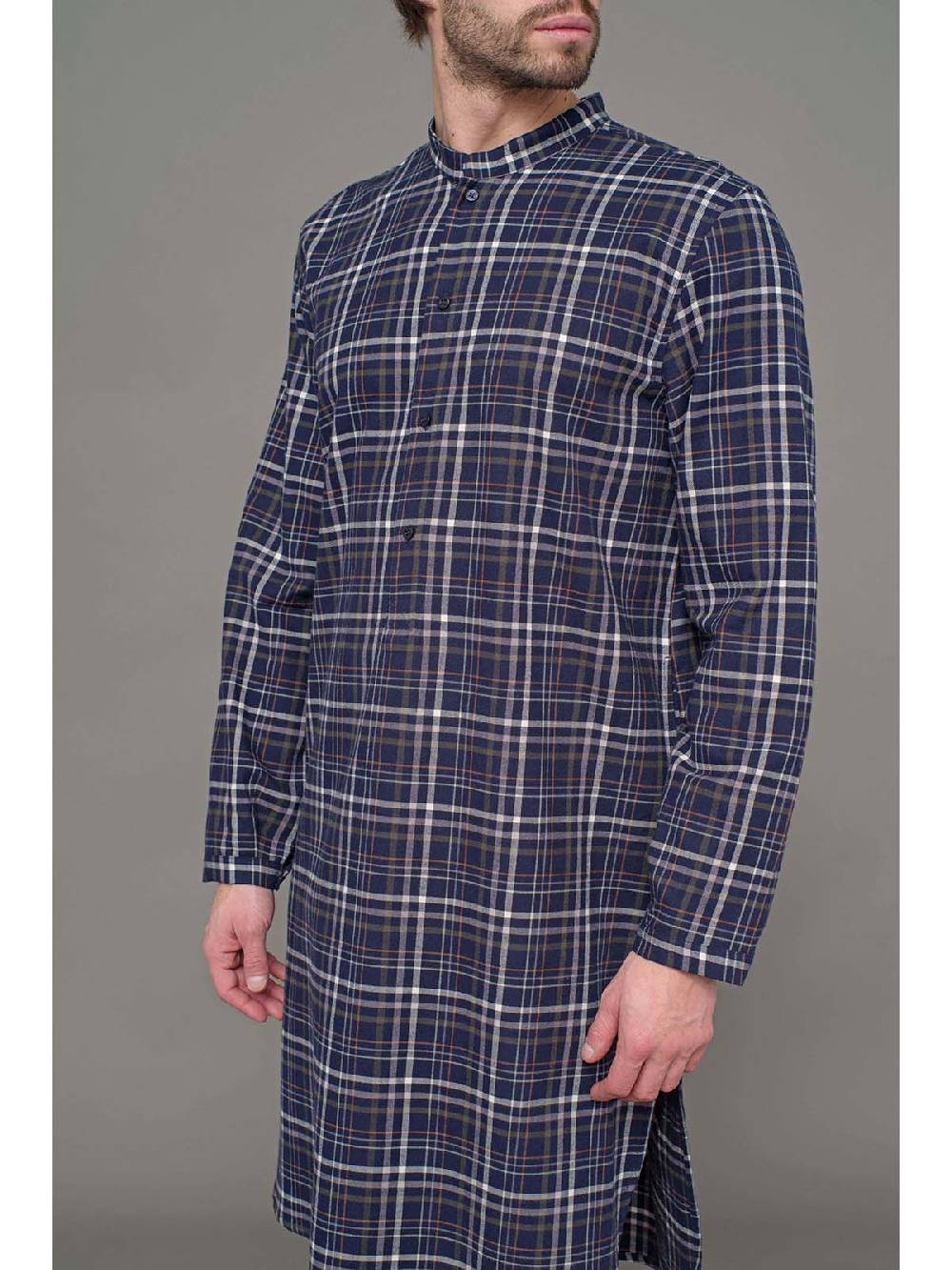 Julipet Camicia da notte in flanella 100% cotone Italy