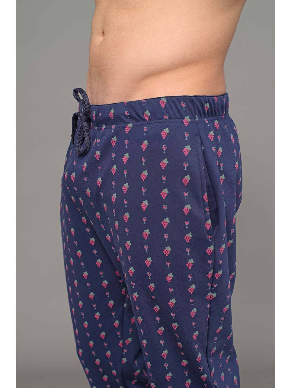 Julipet Pigiama girocollo linea winewear in interlock di puro cotone Shopping Online