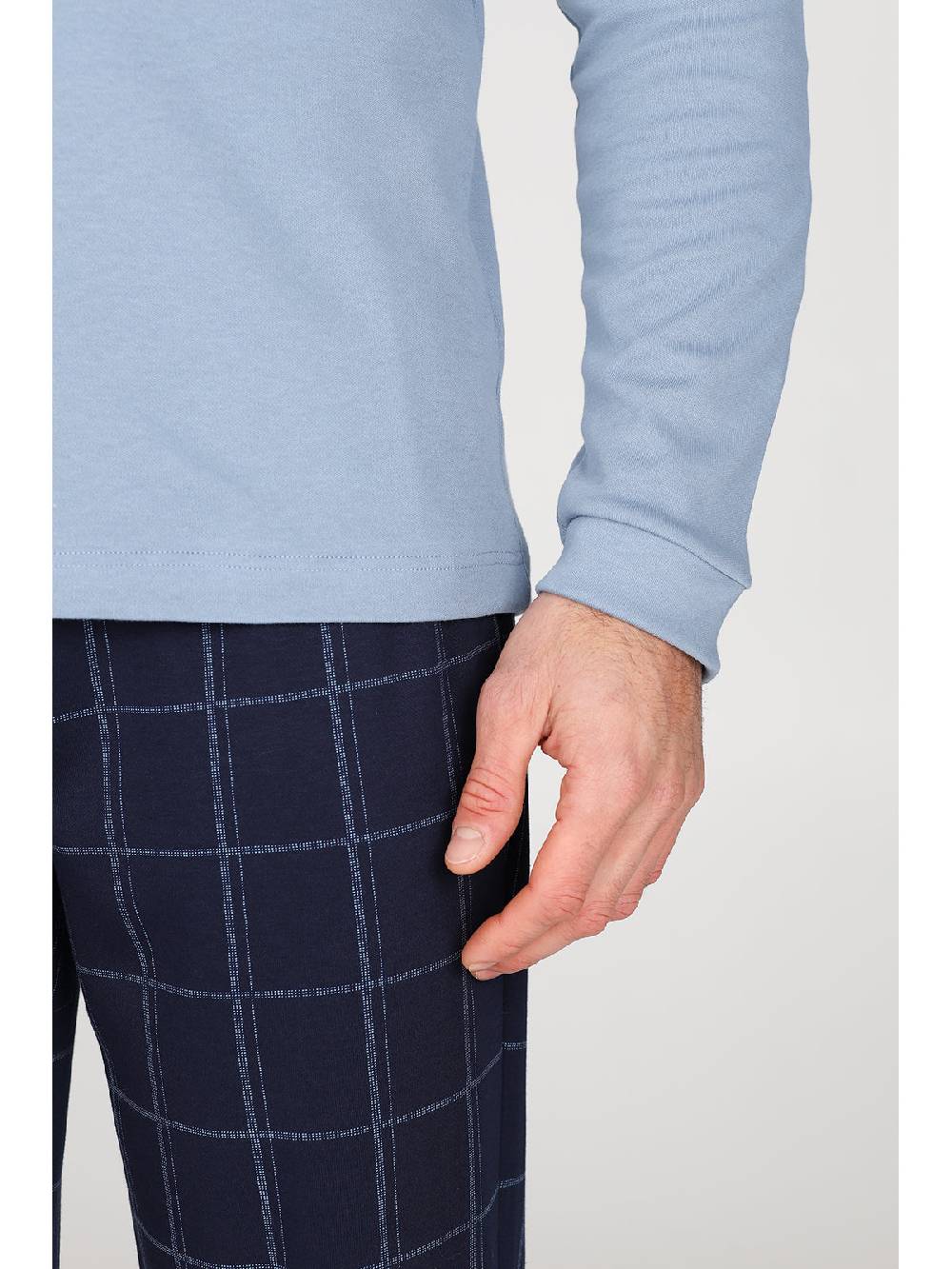 Julipet Pigiama serafino in caldo interlock di puro cotone Outlet