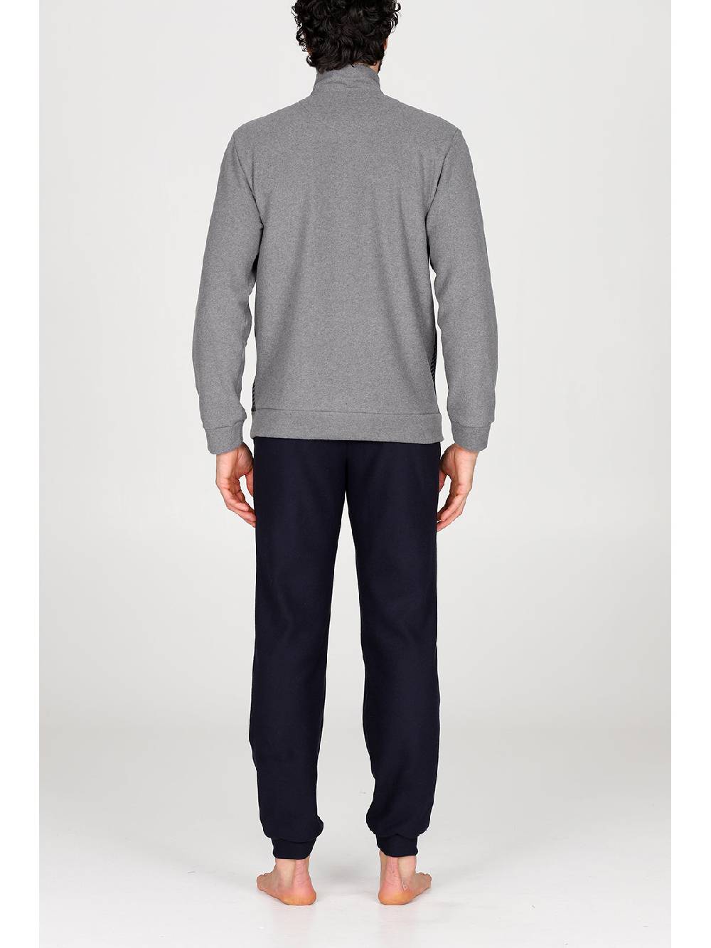 Julipet Pigiama con zip in confortevole jacquard di cotone Saldi
