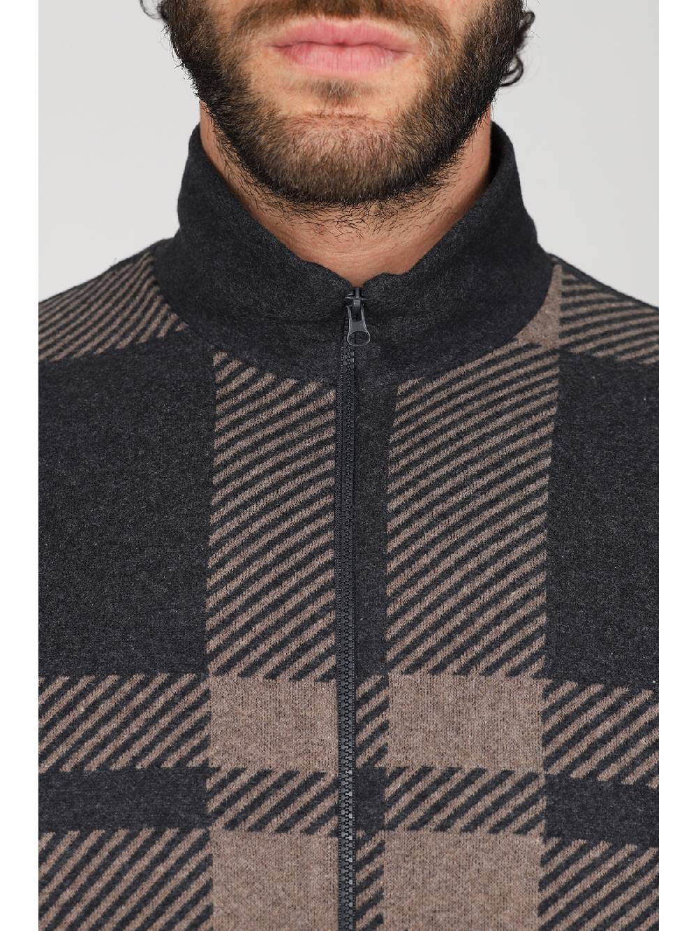 Julipet Pigiama con zip in confortevole jacquard di cotone Offerte