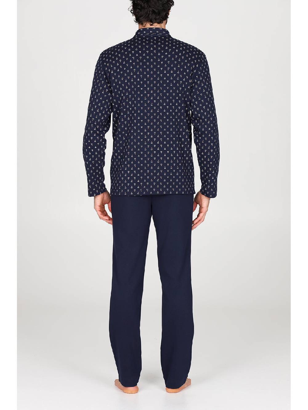 Julipet Pigiama cardigan in caldo interlock di puro cotone Saldi Di Fabbrica
