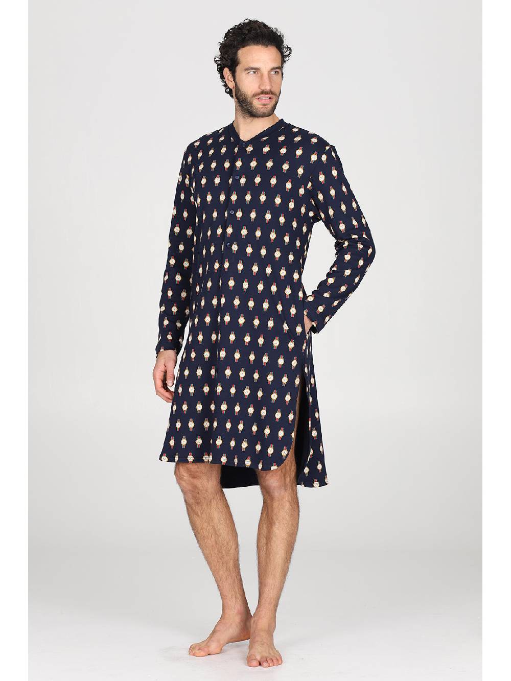 Julipet Camicia da notte Artist Edition, in caldo interlock di puro cotone In Saldo