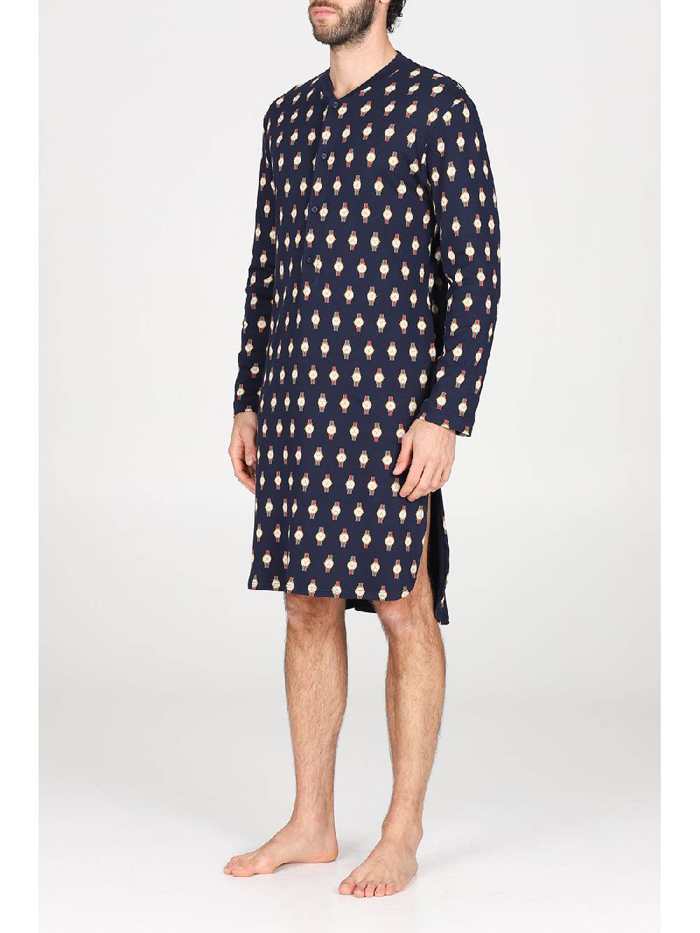 Julipet Camicia da notte Artist Edition, in caldo interlock di puro cotone In Saldo