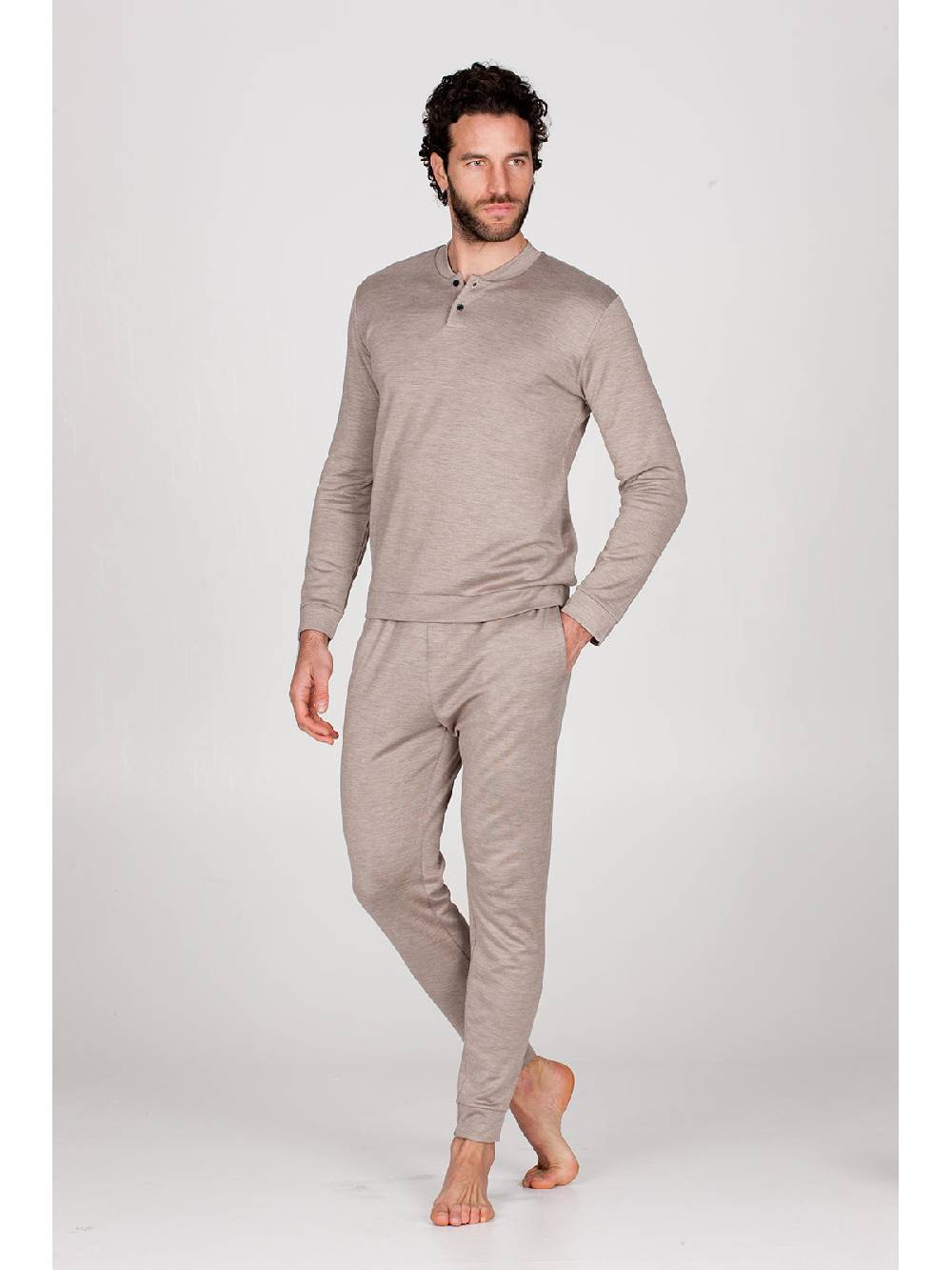 Julipet Pigiama in double jersey seta e cotone Grande vendita