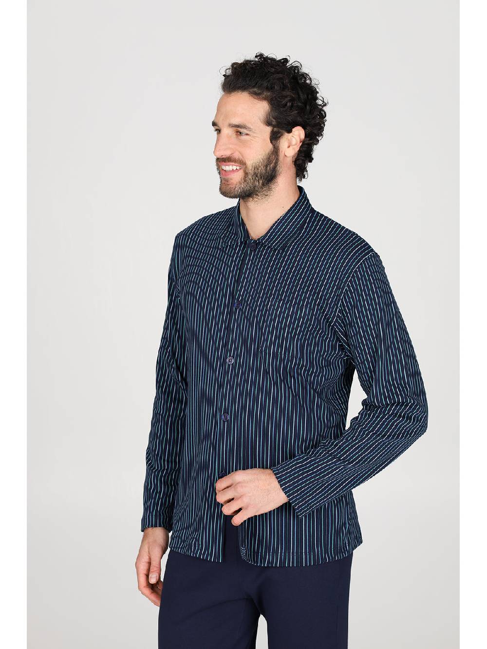 Julipet Pigiama cardigan in caldo interlock di puro cotone Shopping online