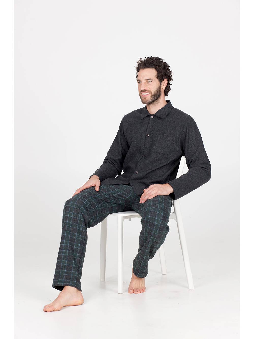 Julipet Pigiama in caldo jacquard di cotone Fino al 50% di sconto