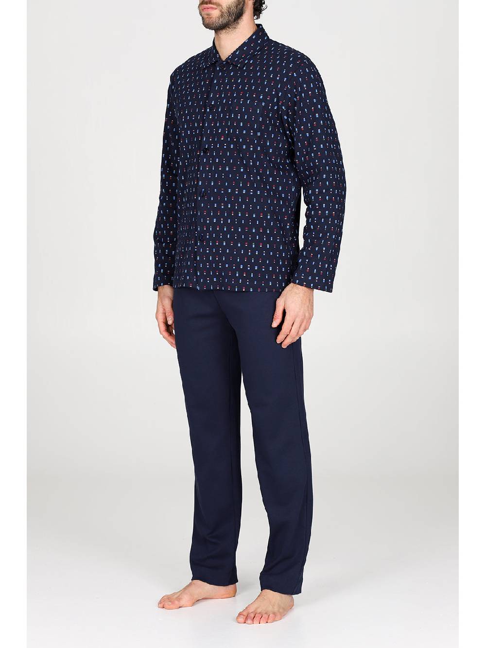 Julipet Pigiama cardigan in caldo interlock di puro cotone Promozione
