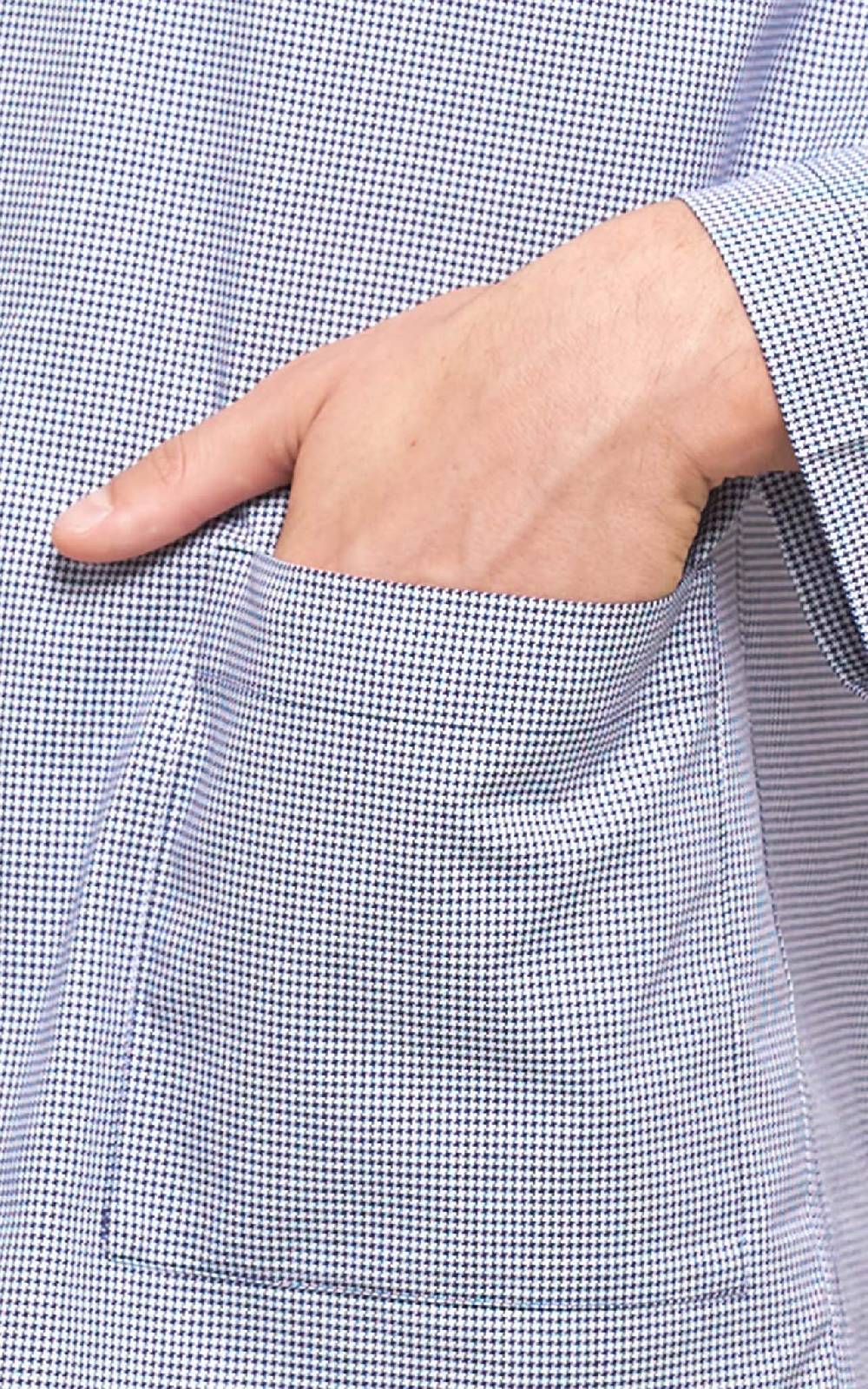Julipet Pigiama classico in pregiato tessuto jacquard di puro cotone Online Outlet