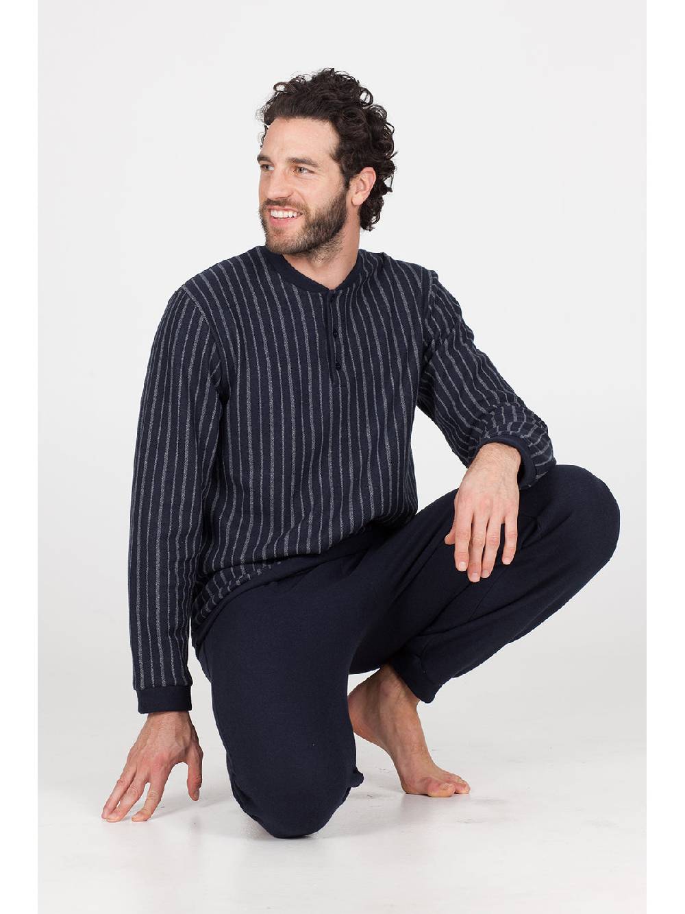 Julipet Pigiama in caldo jacquard di cotone Shopping Online
