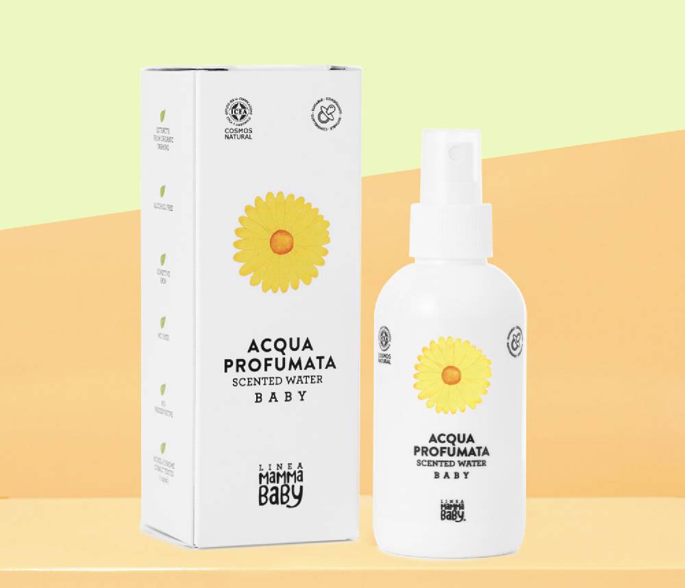 Linea Mammababy Acqua Profumata BabyCosmos Natural Qualità Garantita