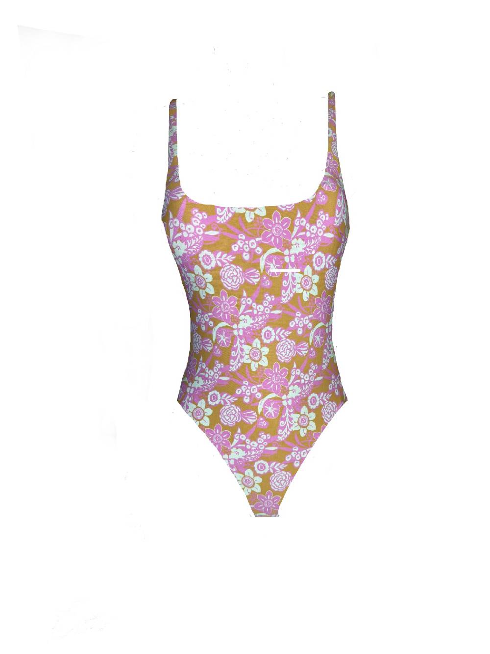 Olivia Gold Intero olimpionico scollato sul retro Promozione