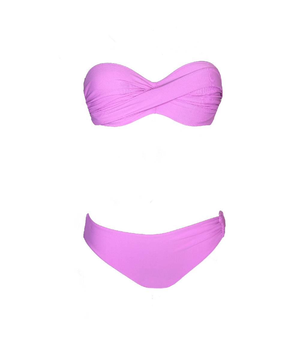 Olivia Gold Reggiseno a fascia + Slip con accessorio Spedizione Gratuita
