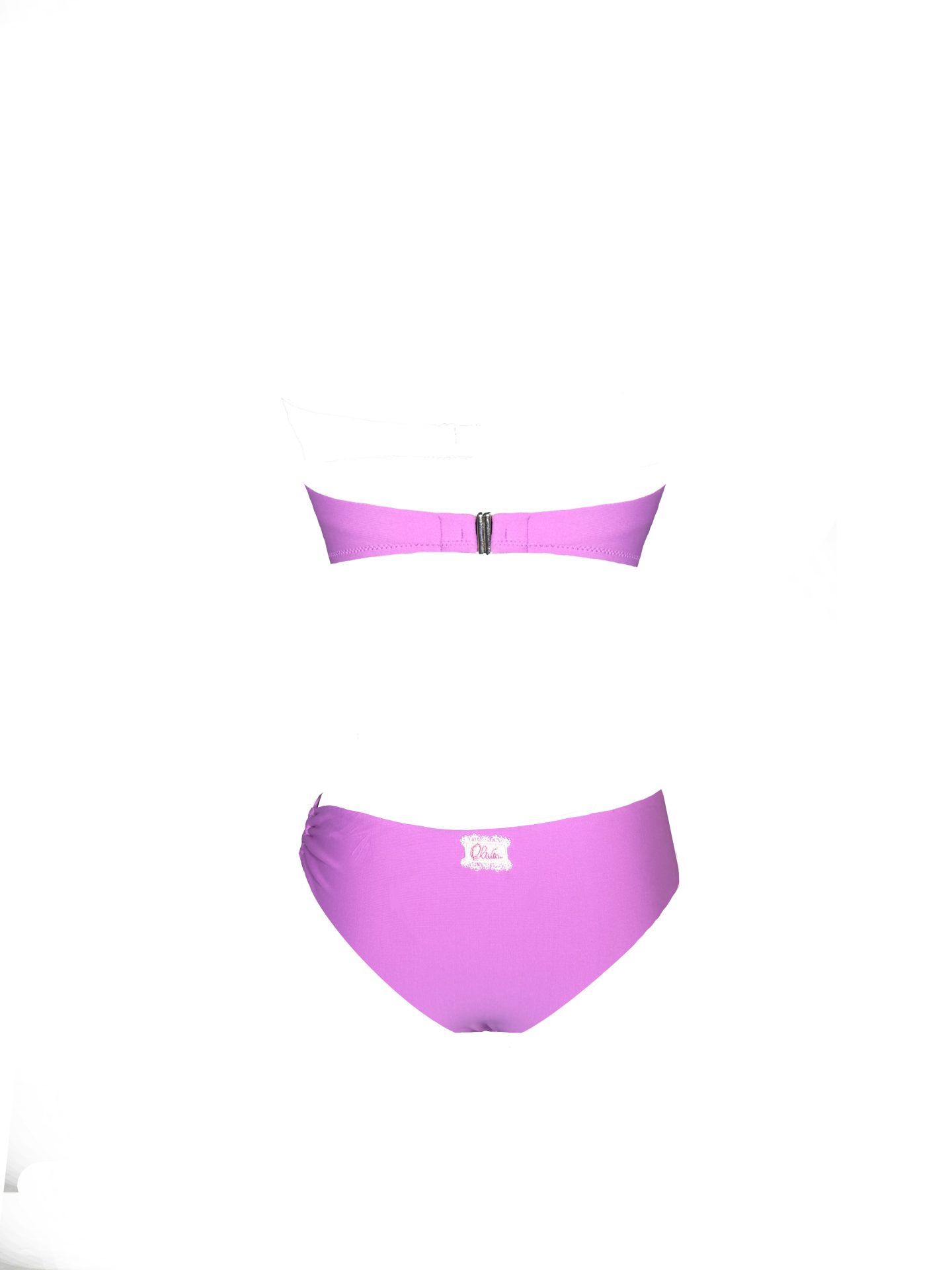 Olivia Gold Reggiseno a fascia + Slip con accessorio Spedizione Gratuita