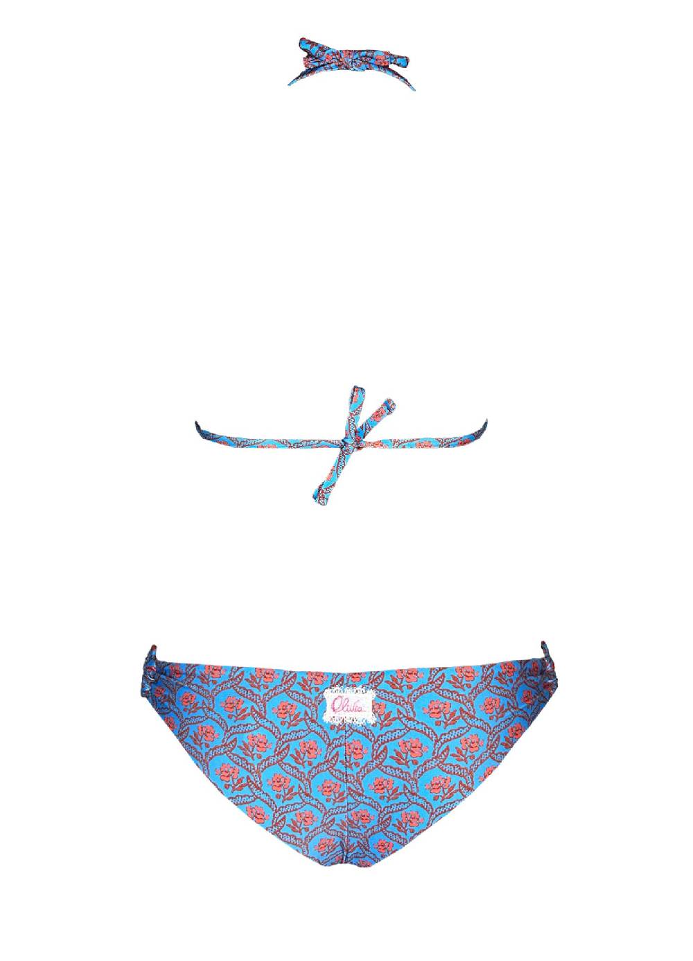 Olivia Gold Reggiseno triangolo + Slip con accessori Economico