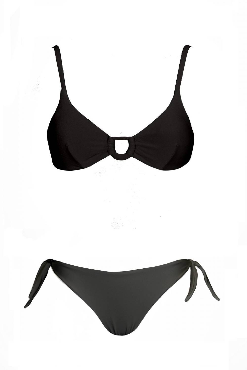 Olivia Gold Reggiseno canotta + Slip a vita bassa con fiocchi Vendita