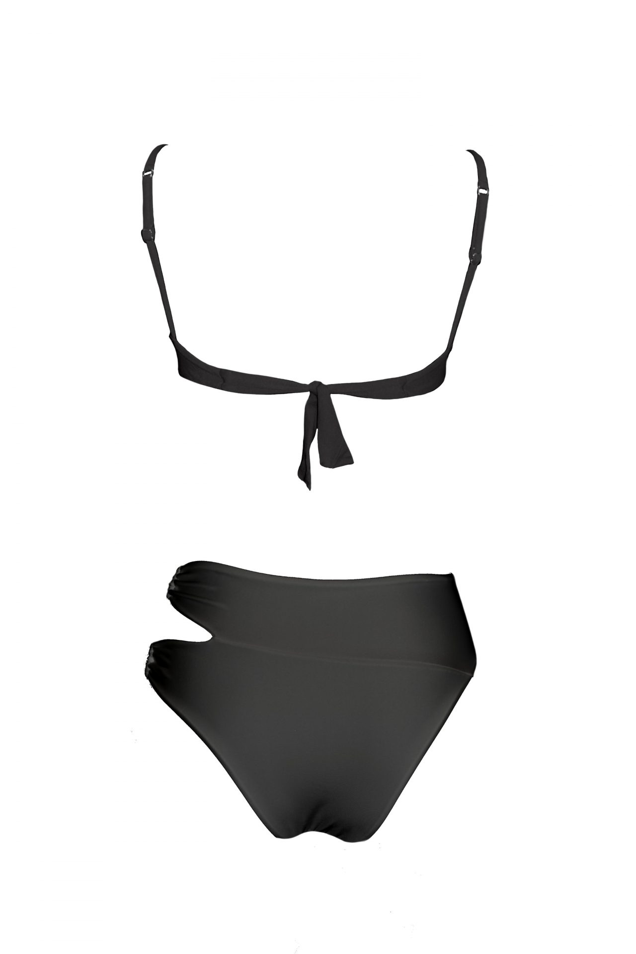 Olivia Gold Reggiseno canotta + Slip a vita alta con accessori Pezzi Unici