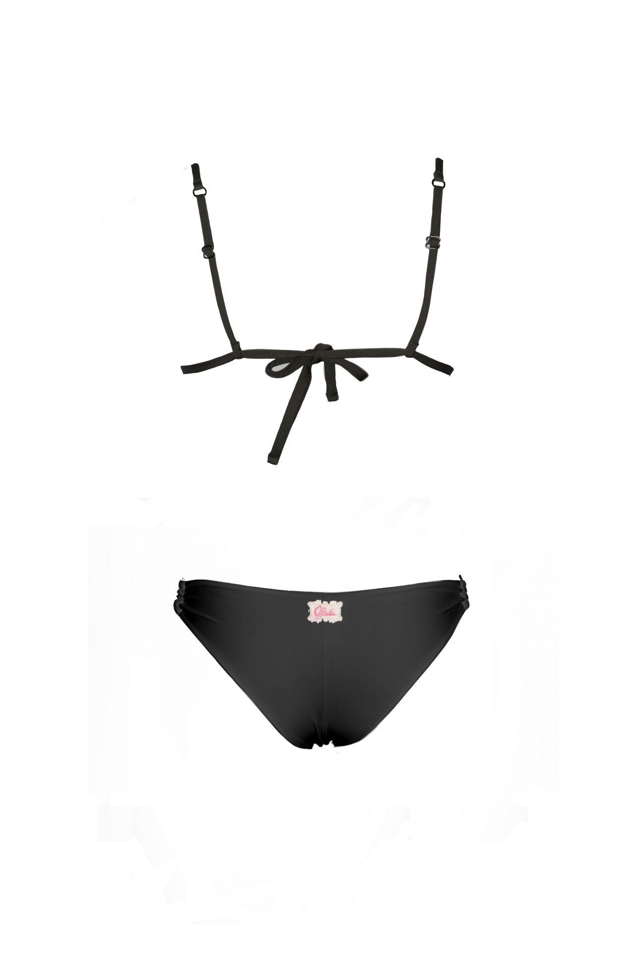 Olivia Gold Triangolo push up + Slip con anelli Consegna Veloce