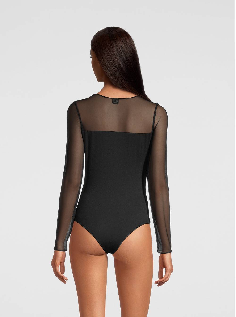 Oscalito Body maniche lunghe con inserto macramè 1388 Negozio