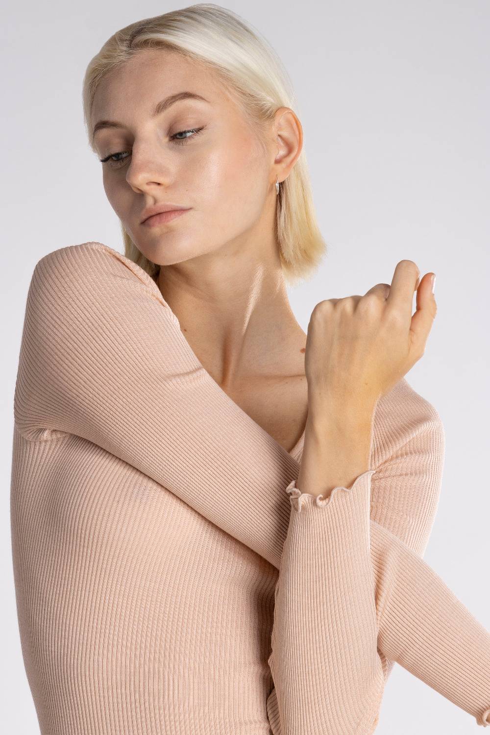 Oscalito Body Maniche Lunghe Donna Lana&Seta 3487 Italy
