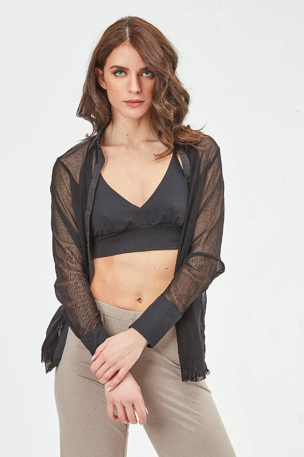 Oscalito Bralette in Cotone Makò Egiziano 4529 Nuovo