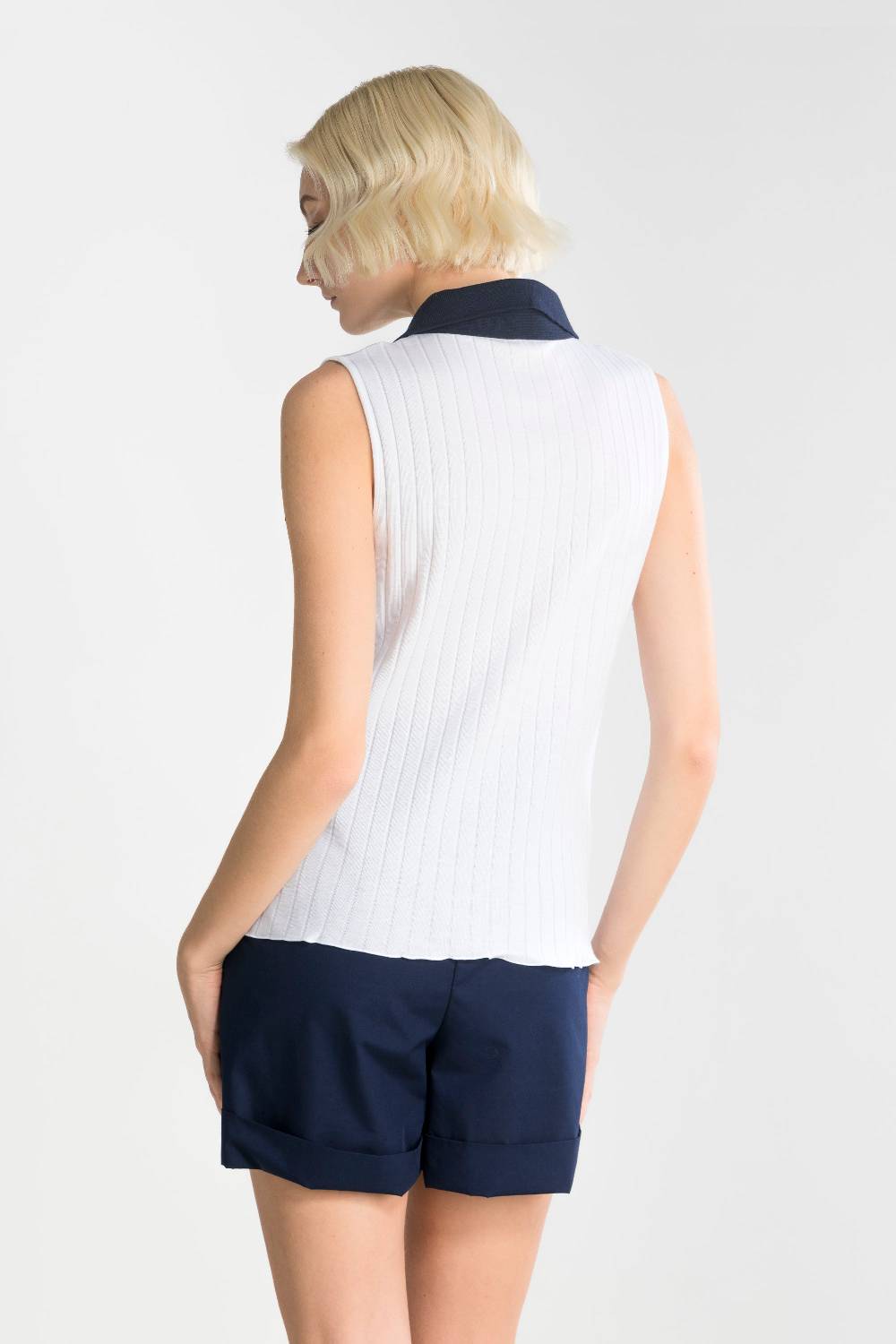 Oscalito Gilet con bottoni Donna Cotone 7160 Saldi
