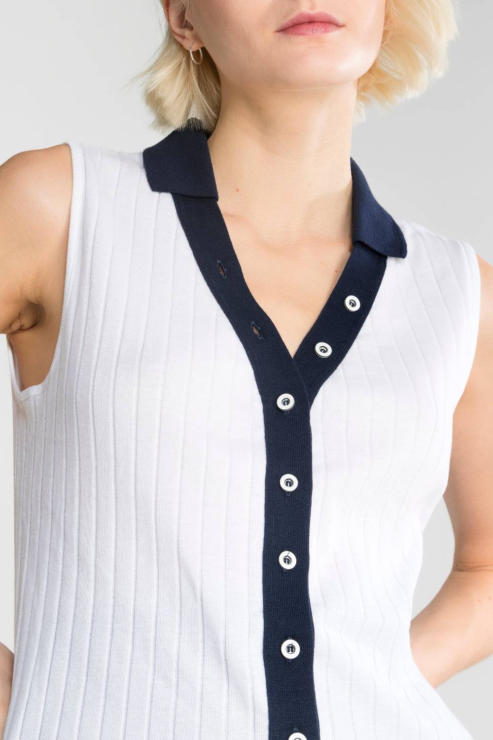 Oscalito Gilet con bottoni Donna Cotone 7160 Saldi