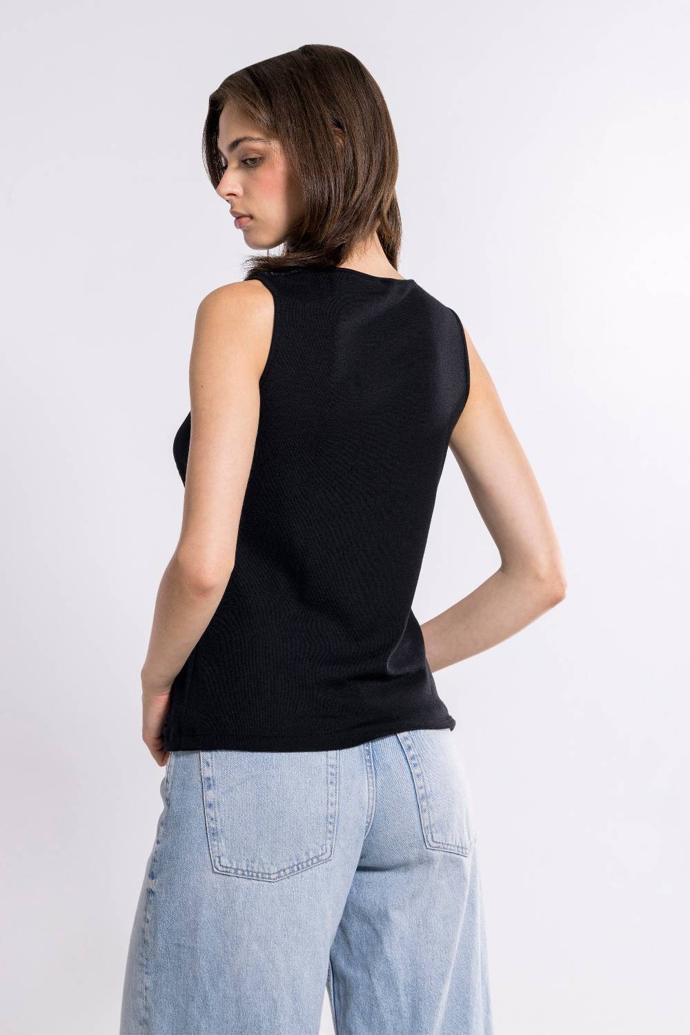 Oscalito Canotta Donna Lana Seta 6874 Presa