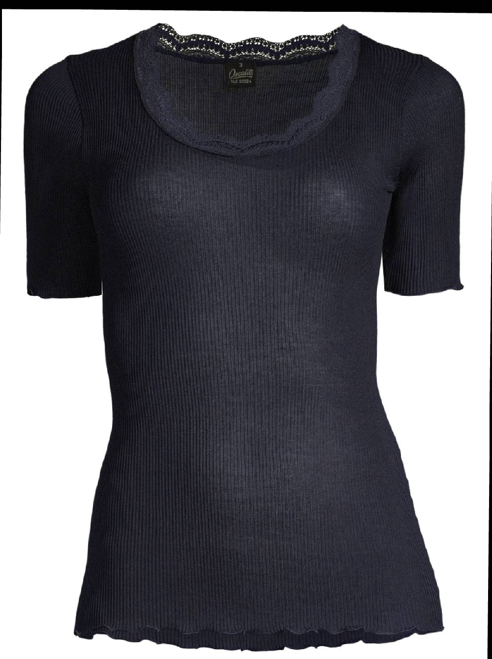 Oscalito T-shirt Filoscozia con Pizzo Leavers 3164 Saldi